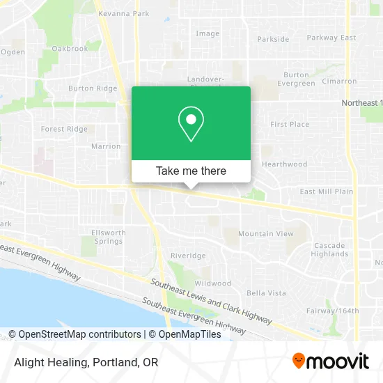 Alight Healing map