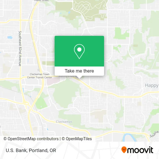 U.S. Bank map