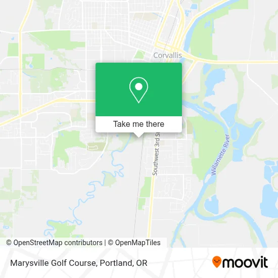 Marysville Golf Course map