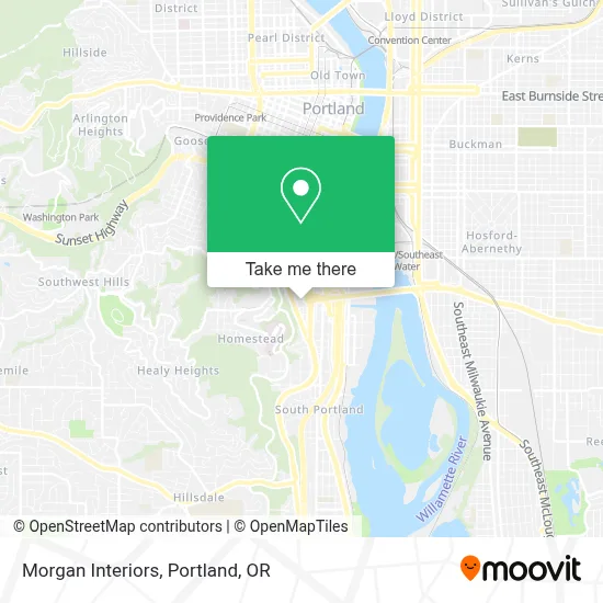 Morgan Interiors map
