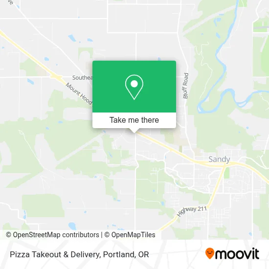 Pizza Takeout & Delivery map