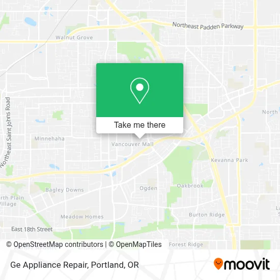 Ge Appliance Repair map