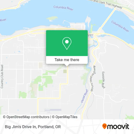 Big Jim's Drive In map