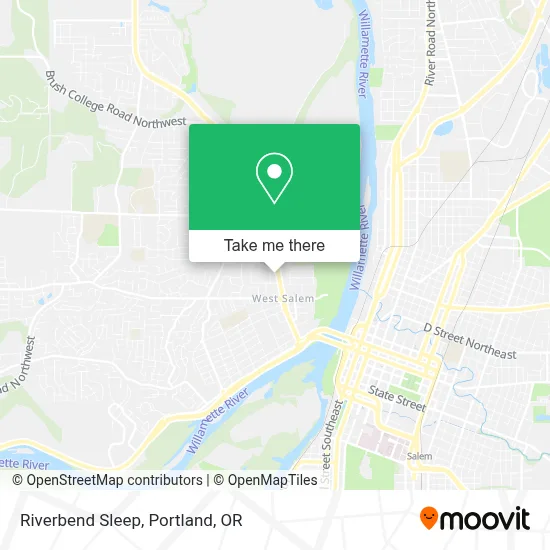 Riverbend Sleep map