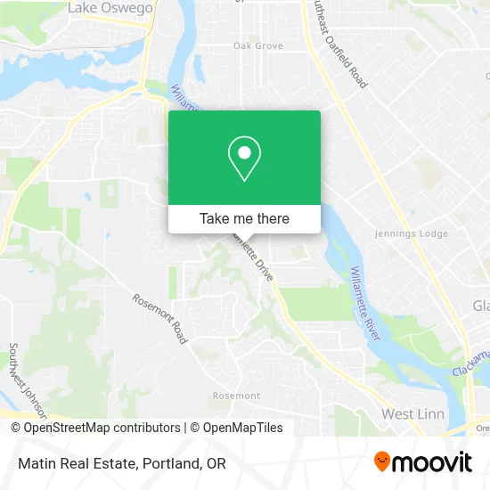 Matin Real Estate map