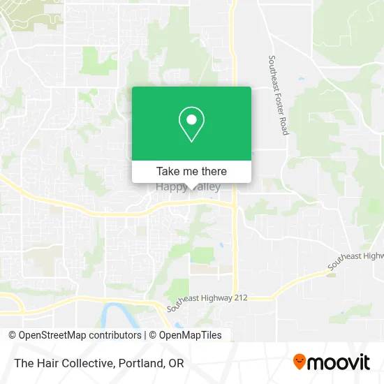 The Hair Collective map