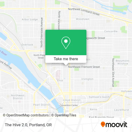 The Hive 2.0 map