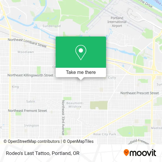 Rodeo's Last Tattoo map