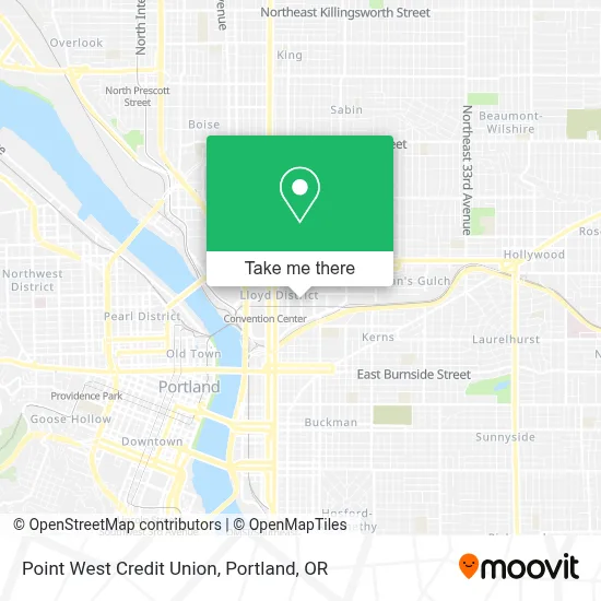 Point West Credit Union map