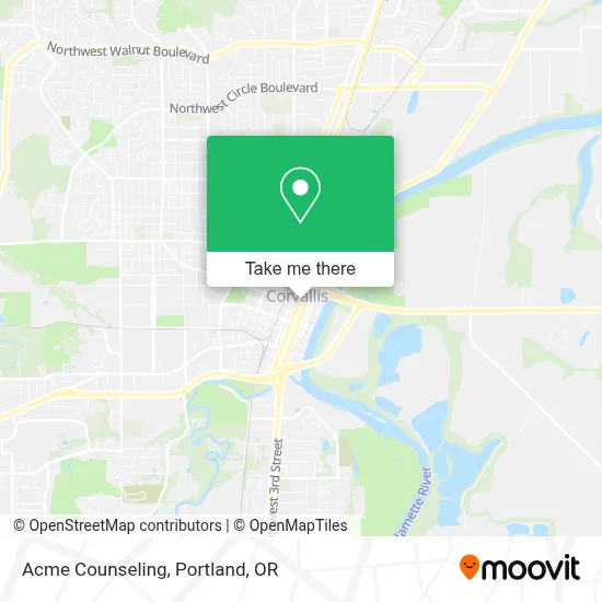 Acme Counseling map