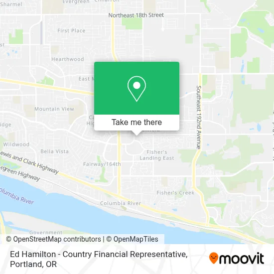 Ed Hamilton - Country Financial Representative map