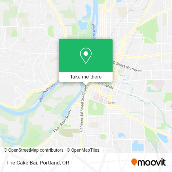 The Cake Bar map