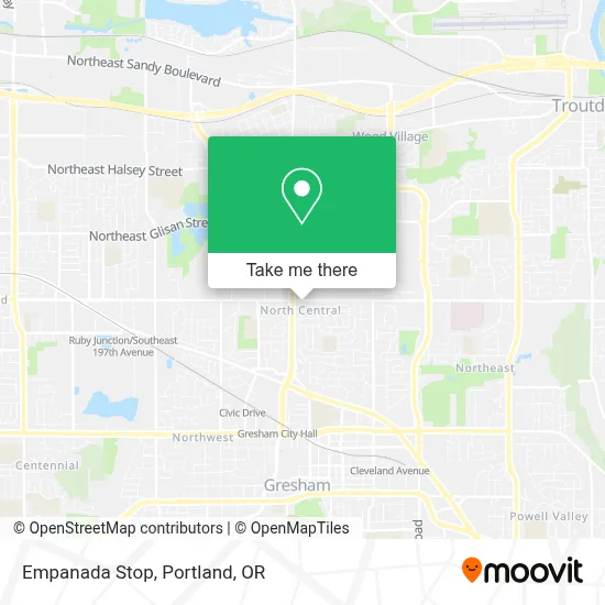 Empanada Stop map