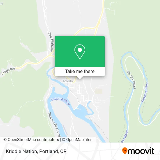 Kriddle Nation map