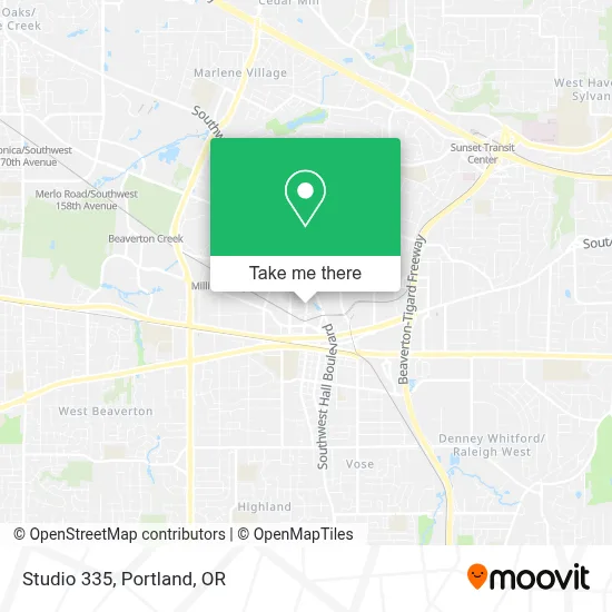 Studio 335 map