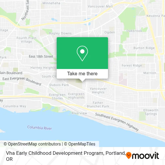 Vha Early Childhood Development Program map