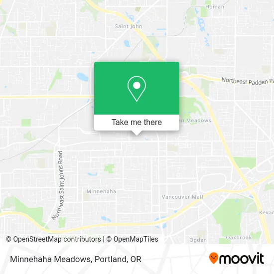Minnehaha Meadows map