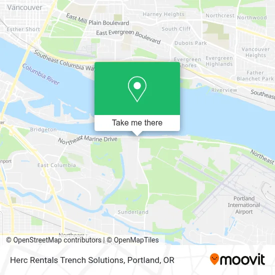 Herc Rentals Trench Solutions map