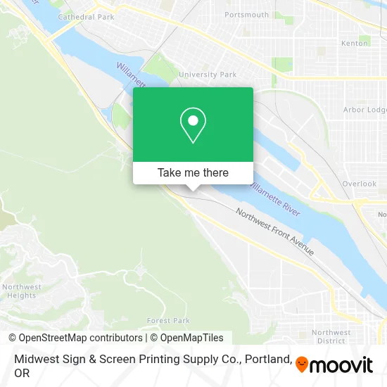 Midwest Sign & Screen Printing Supply Co. map