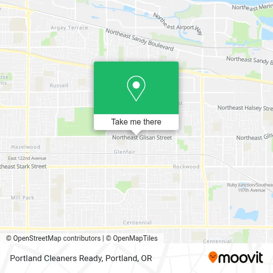 Portland Cleaners Ready map