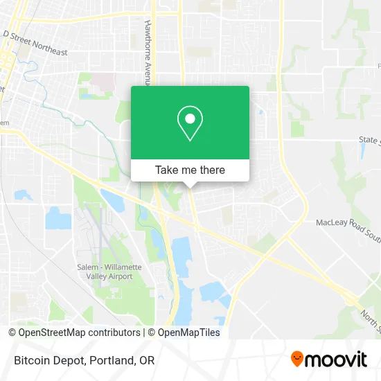 Bitcoin Depot map