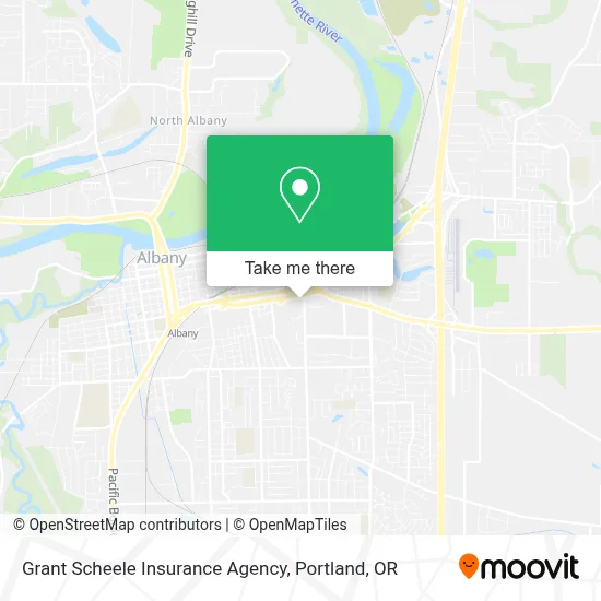 Grant Scheele Insurance Agency map