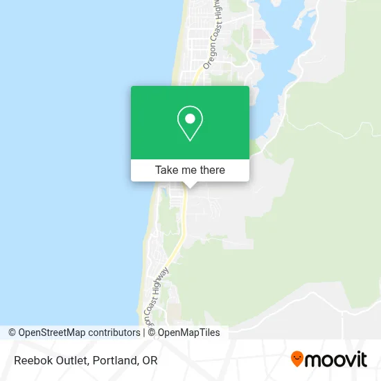 Reebok Outlet map