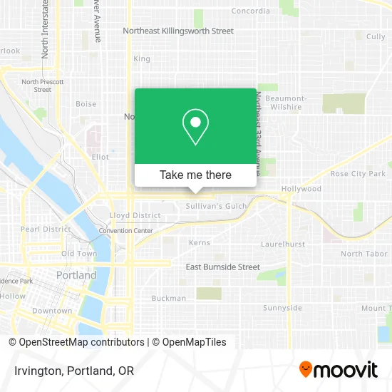 Irvington map