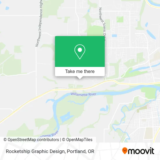 Rocketship Graphic Design map
