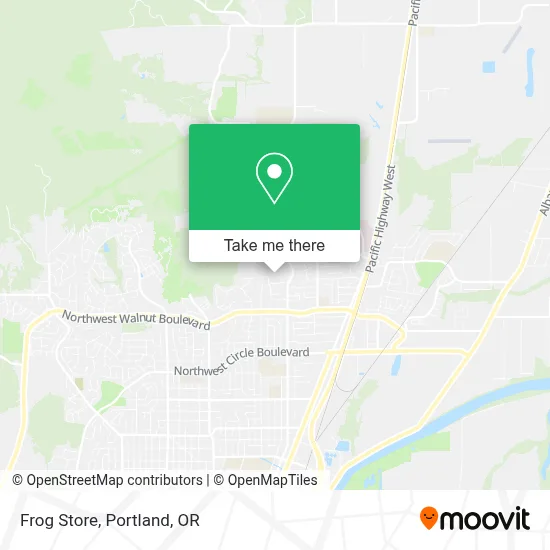 Frog Store map