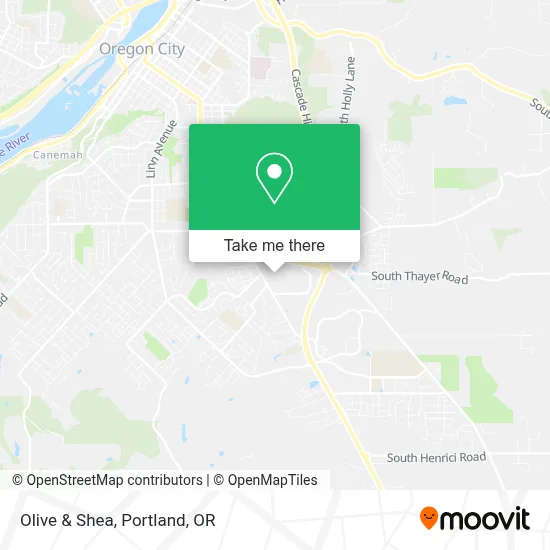 Olive & Shea map