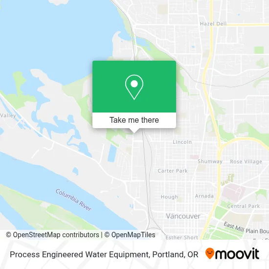 Process Engineered Water Equipment map