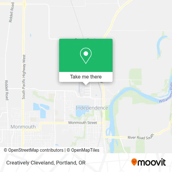 Creatively Cleveland map