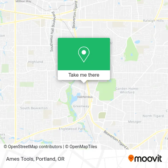 Ames Tools map