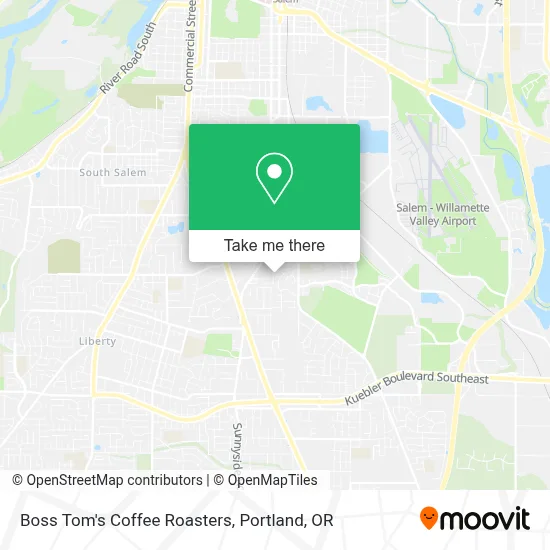 Boss Tom's Coffee Roasters map