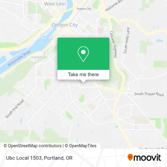 Ubc Local 1503 map