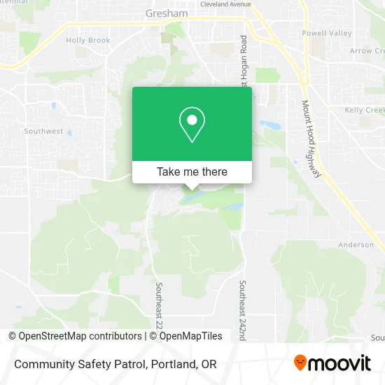 Community Safety Patrol map