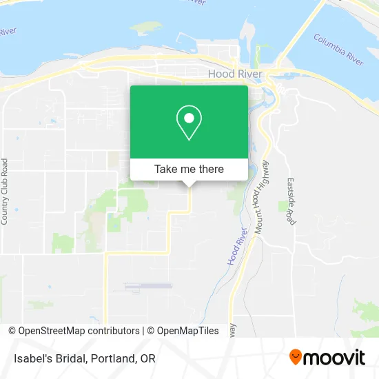 Isabel's Bridal map