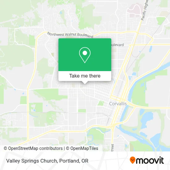 Valley Springs Church map