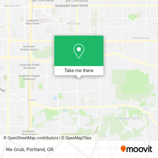 We Grub map