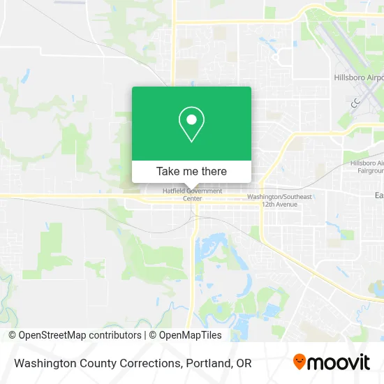 Washington County Corrections map