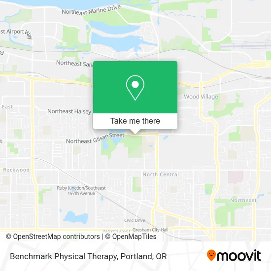 Benchmark Physical Therapy map