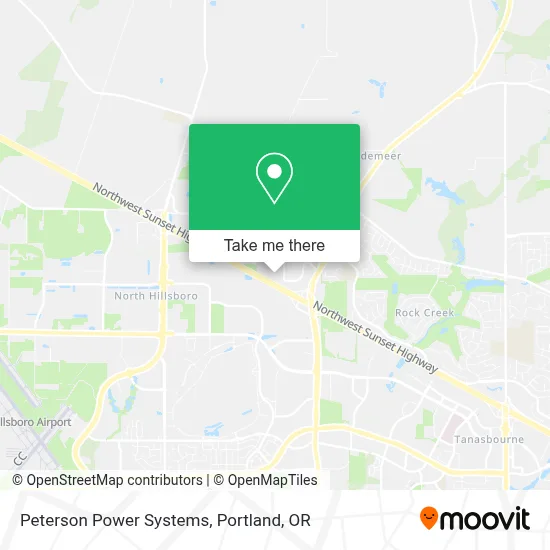 Peterson Power Systems map