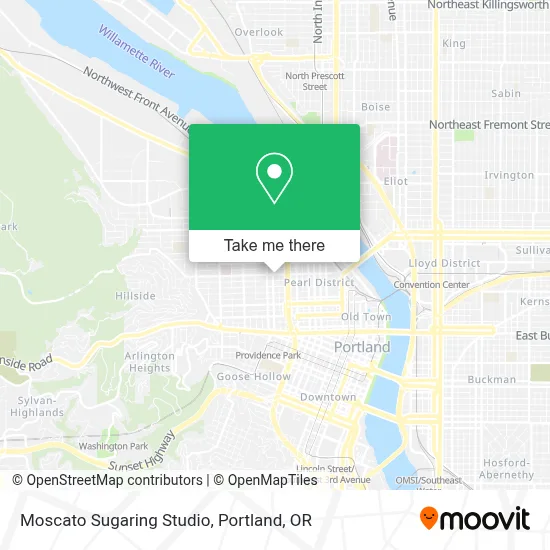 Moscato Sugaring Studio map