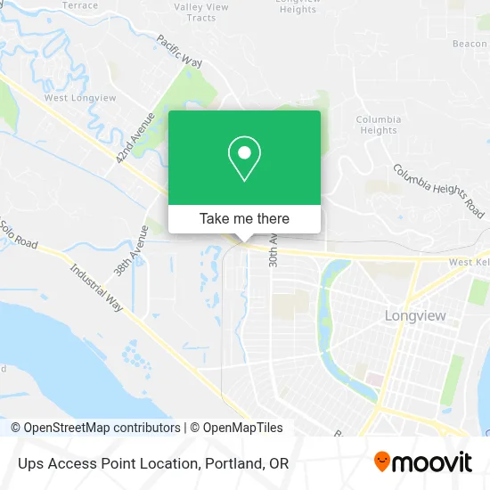 Ups Access Point Location map