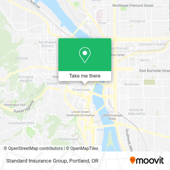 Standard Insurance Group map
