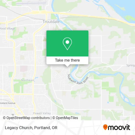 Legacy Church map