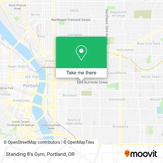 Standing 8's Gym map