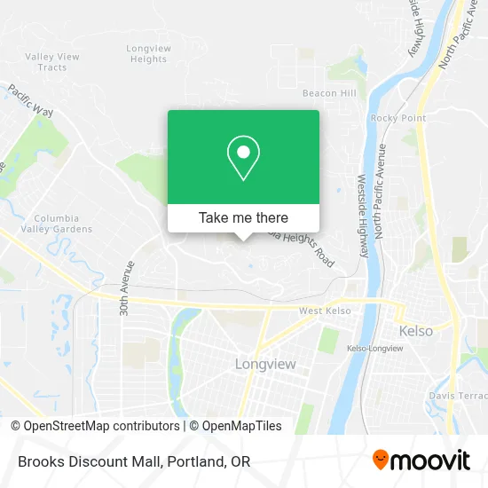 Brooks Discount Mall map