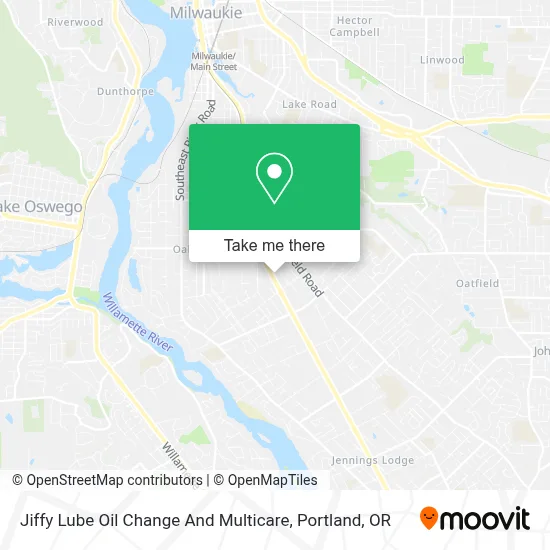 Jiffy Lube Oil Change And Multicare map